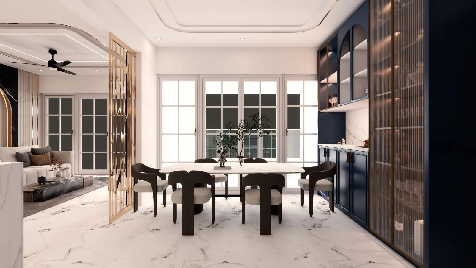 2 BHK interior by Auraa Interiors