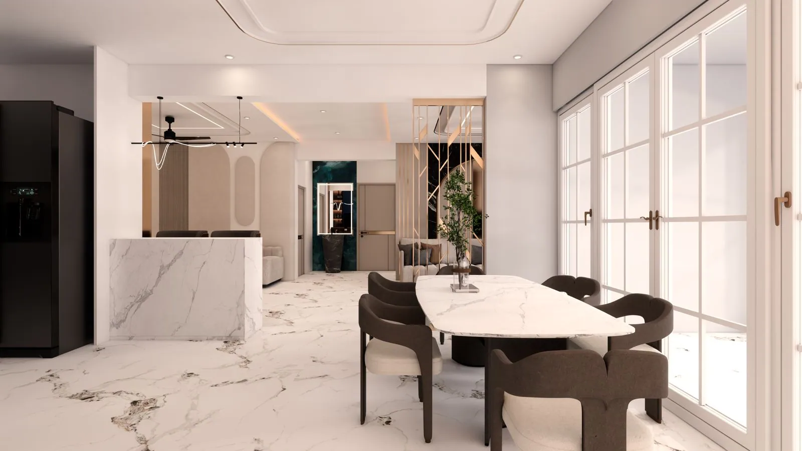 2 BHK interior by Auraa Interiors
