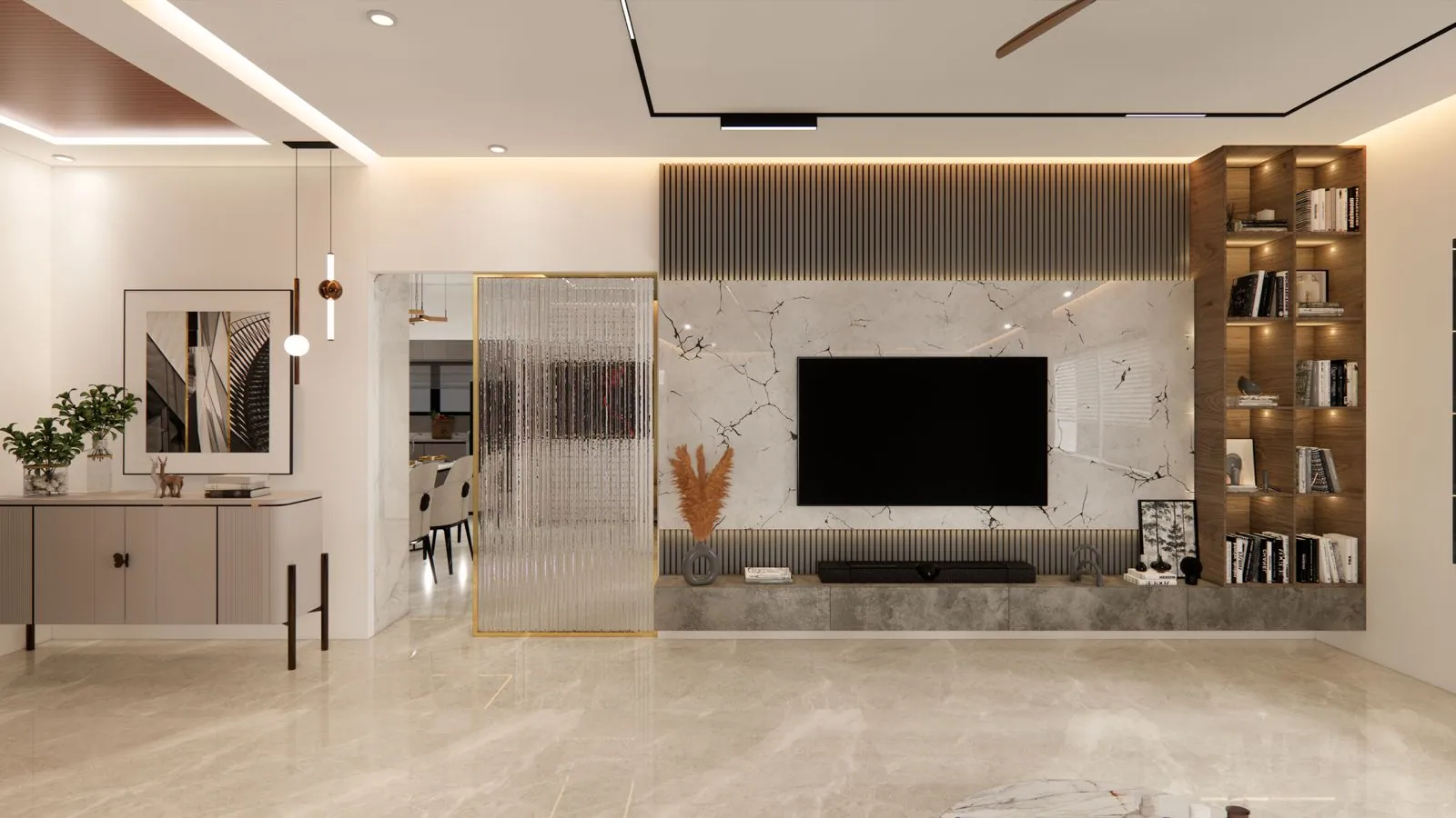 2 BHK interior by Auraa Interiors