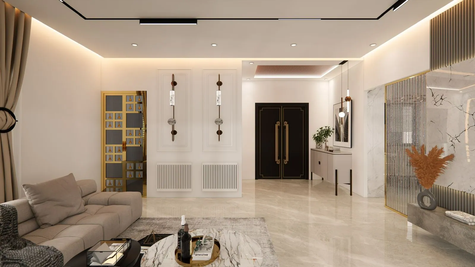 2 BHK interior by Auraa Interiors