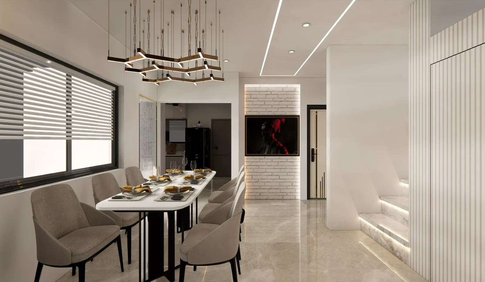 2 BHK interior by Auraa Interiors