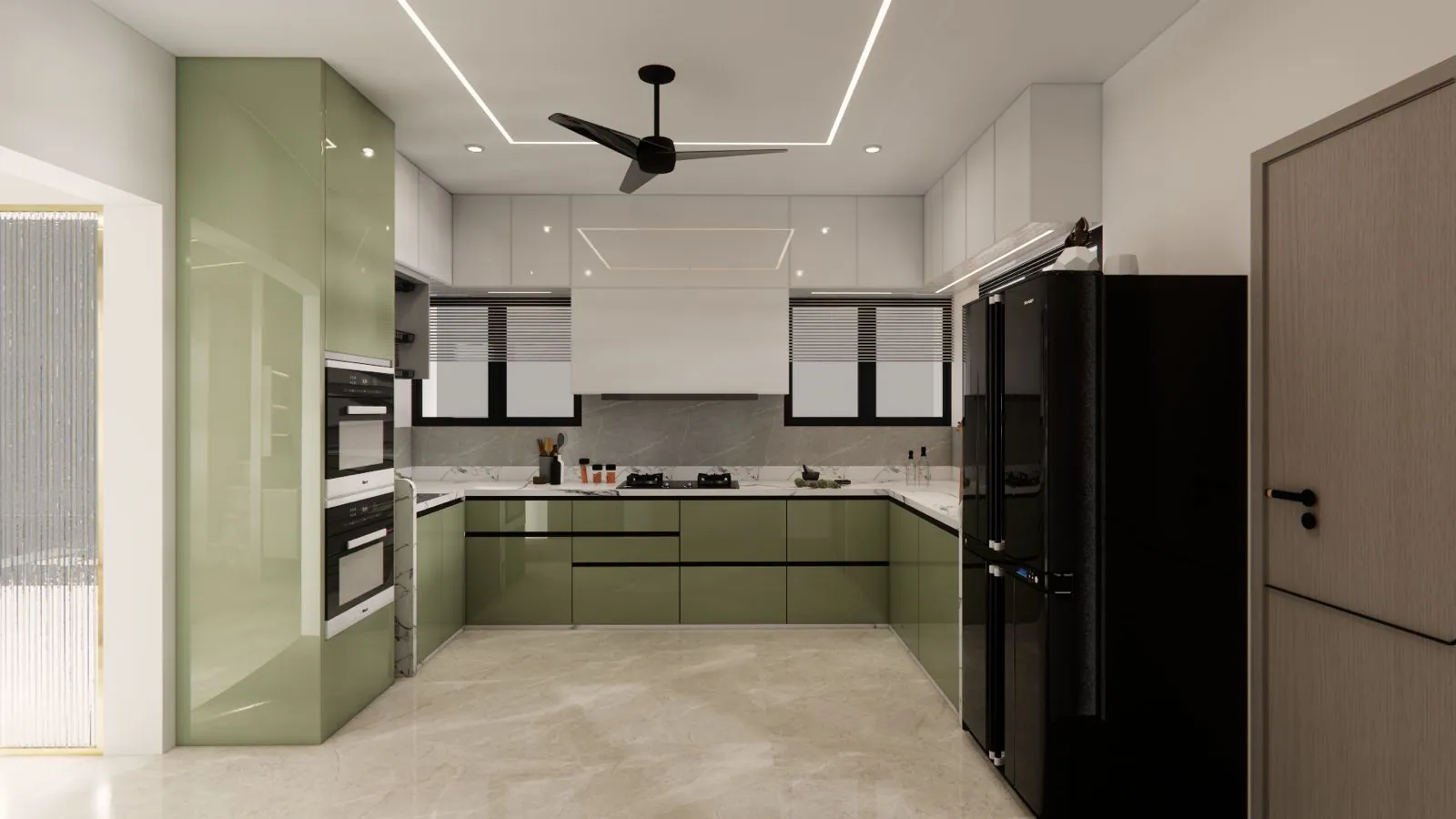 2 BHK interior by Auraa Interiors