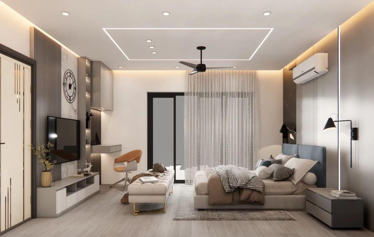 2 BHK interior by Auraa Interiors