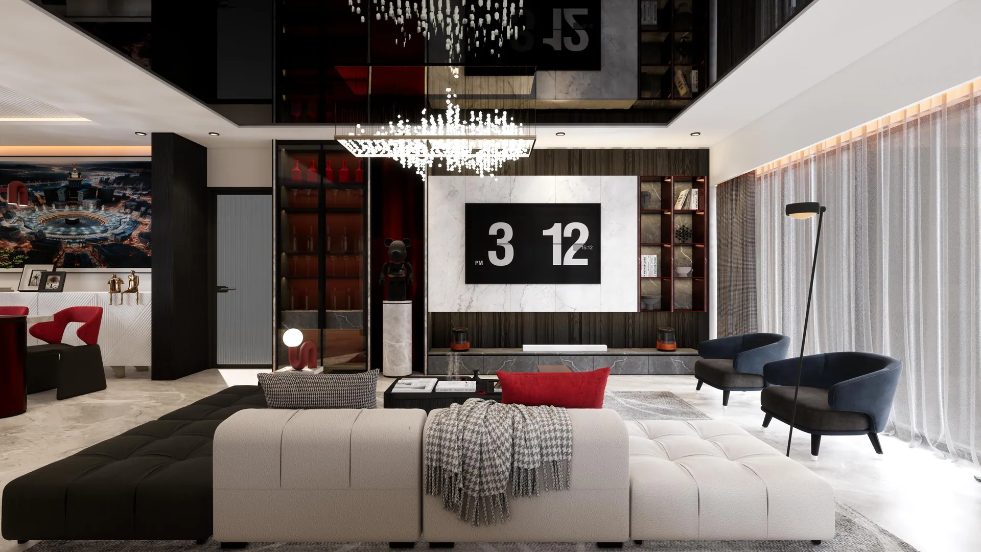 2 BHK interior by Auraa Interiors