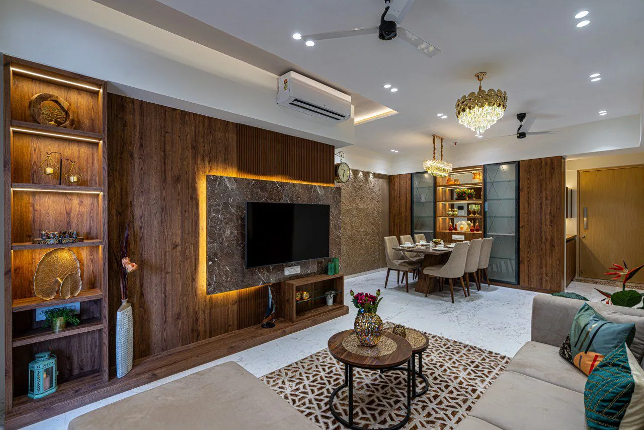 2 BHK interior by Auraa Interiors