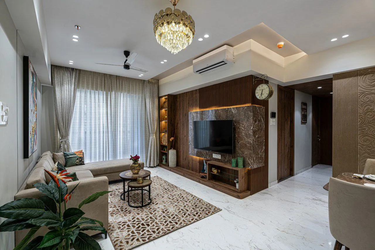2 BHK interior by Auraa Interiors