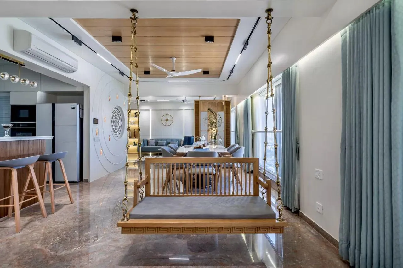 3 BHK interior by Auraa Interiors