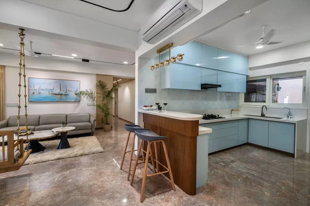 3 BHK interior by Auraa Interiors