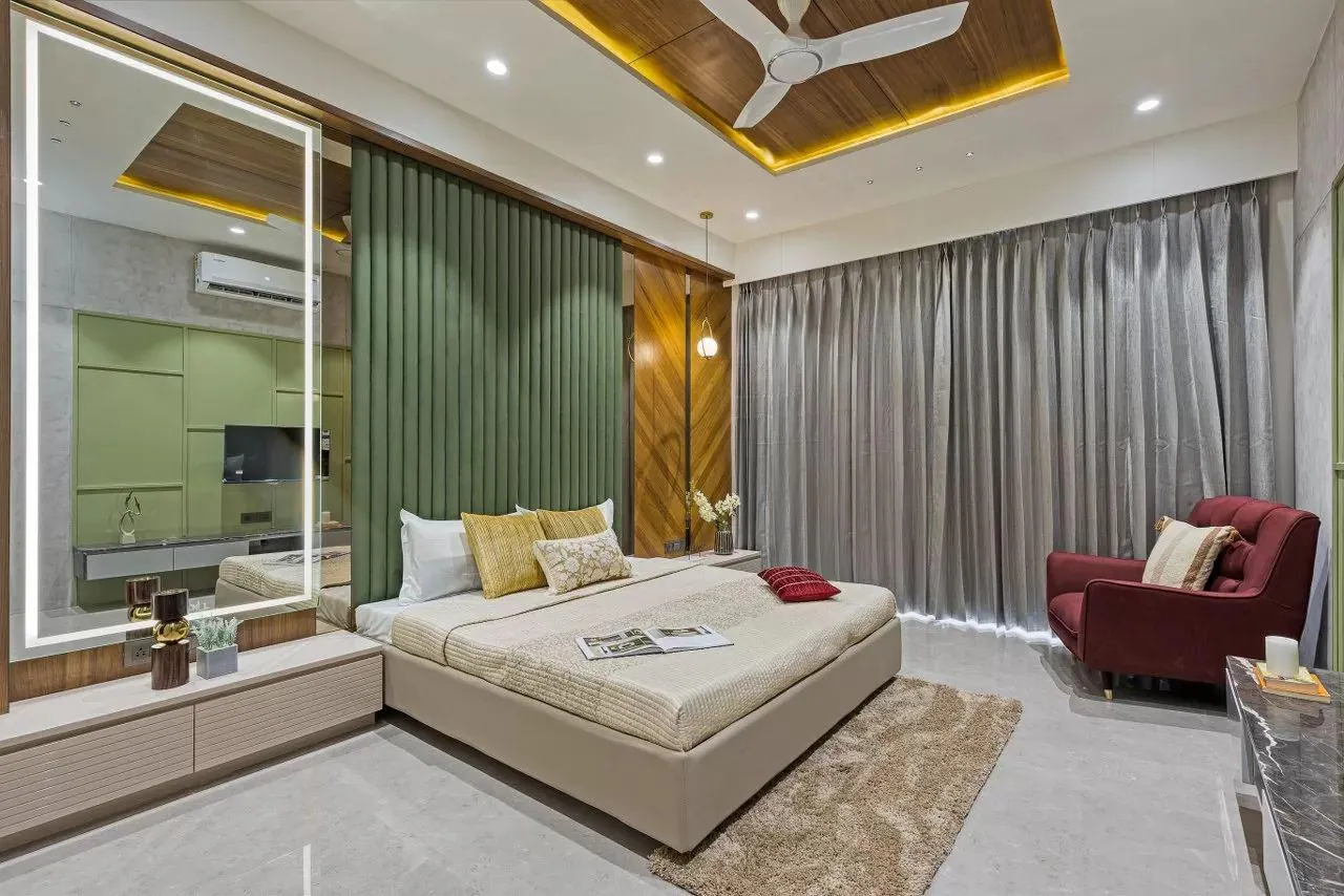 3 BHK interior by Auraa Interiors